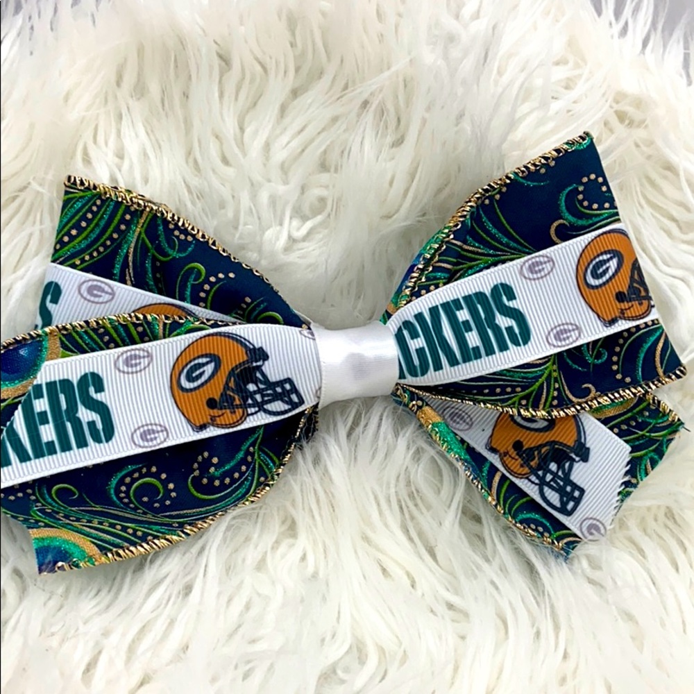GreenField Packers Custom Hair Bow